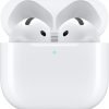 Auriculares inalámbricos Apple AirPods 4, Bluetooth, con cancelación activa de ruido, audio adaptativo, modo transparencia, audio espacial personalizado, estuche de carga USB-C, carga inalámbrica y chip H2.