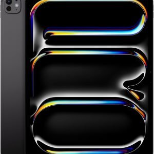 Apple iPad Pro 13-Inch (M4): Built for Apple Intelligence, Ultra Retina XDR Display, 256GB, 12MP Front/Back Camera, LiDAR Scanner, Wi-Fi 6E, Face ID, All-Day Battery Life — Space Blackd